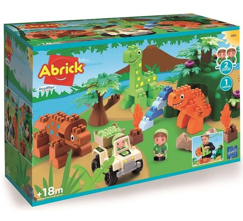 Abrick - Bloques Tipo Lego Dinosaurios, Ecoiffier