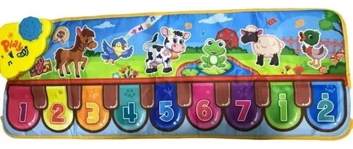 Piano Alfombra Música Para Niños Juego Mat Musical Diversión