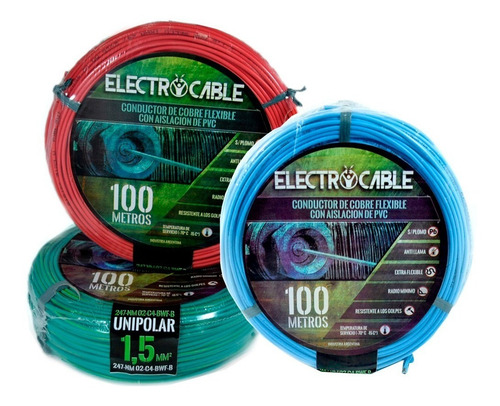 Kit Instalación Domiciliaria Cables Jeluz Sica Caja Full!!!