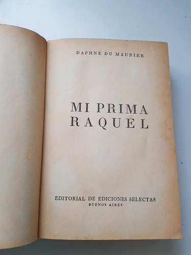 Mi Prima Raquel Daphne Du Maurier