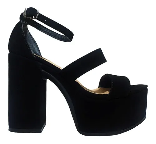 Sandalias Dana Gamuza Negro