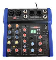 Comprar Consola Mixer Moon Mx4 4 Canales-usb 99 Efectos Bluetooth