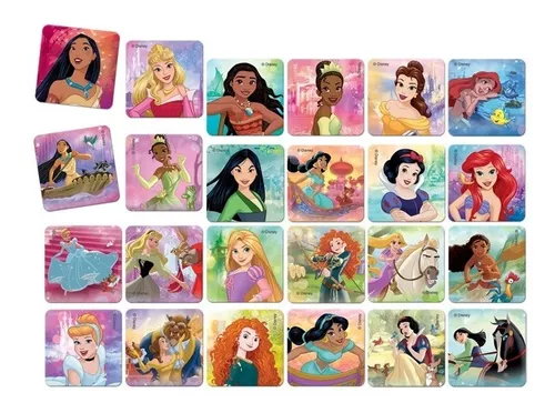 Jogo da Memória - Disney - Princesas - 2161 Grow - Real Brinquedos