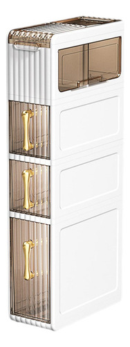 ~ Gabinete De Piso De Baño, Organizador Versátil 4 Niveles .