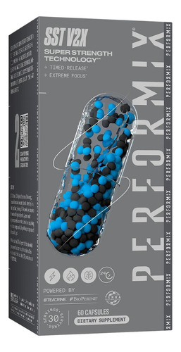 Performix Sst V2x Suplemento Pre-entreno 60 Cápsulas