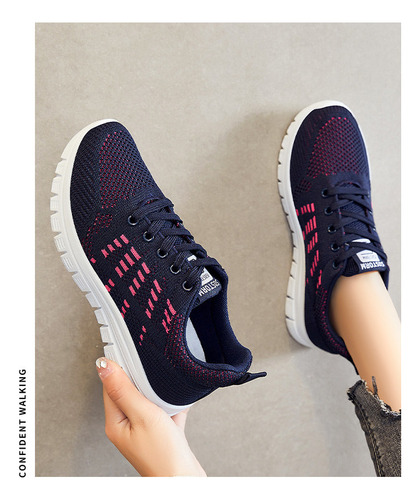 Zapatillas De Tenis Malla Cómodas Y Transpirables For Mujer