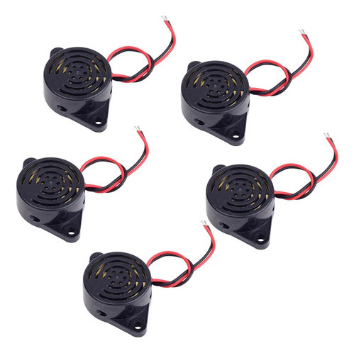 Sirene De Alarme 5x Active Buzzer Sfm-27 Para Circuitos Físi