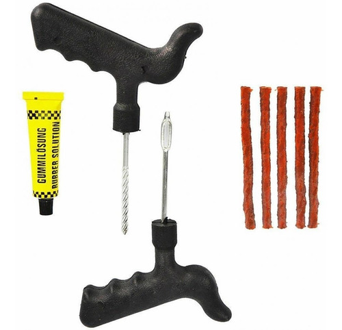 Kit De Reparacion Pinchazos Llantas Neumaticos Auto Moto