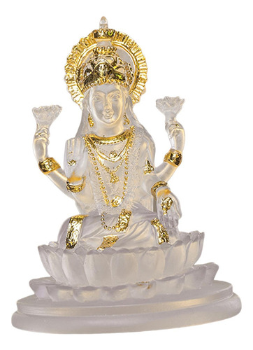 Diosa Lakshmi Estatuas Diosa En Lotus Para La Decoración De