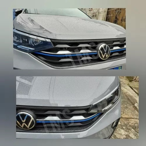 Aplique En Azul Rejilla Volkswagen Nivus