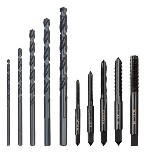 Set 17 Pzs Machos Mechas Terrajas Métrico Milwaukee 5601