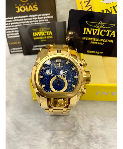 Relógio Invicta Reserve Bolt Zeus Magnum 25209 Completo +nf