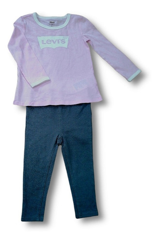 Conjunto 2 Piezas Niña Playera Y Pantalón/leggin 24m