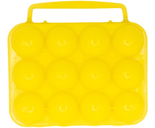 Porta Huevos Refrigerador Plastico 12 Piezas Amarrillo