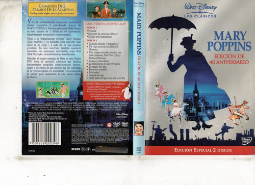 Mary Poppins (1964) (2 Dvd) - Dvd Original - Mcbmi