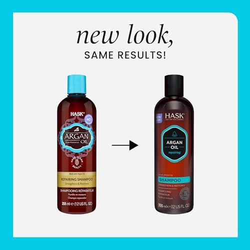 Shampoo Reparador De Óleo De Argan Hask E Condicionador Para