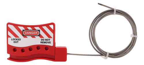 Bloqueo De Cable De Acero, Bloqueo Ajustable, Etiqueta, Acer