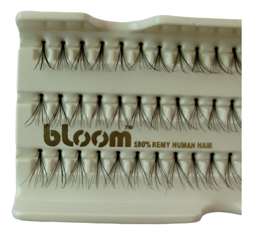 12 Pestañas Bloom 100% Naturalsolo Modelo #3x3m Tipo Mink