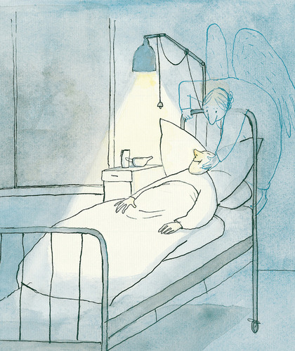 O Anjo Da Guarda Do Vovô, De Jutta Bauer., Vol. 1. Editorial Companhia Das Letrinhas, Capa Dura Em Português, 2024