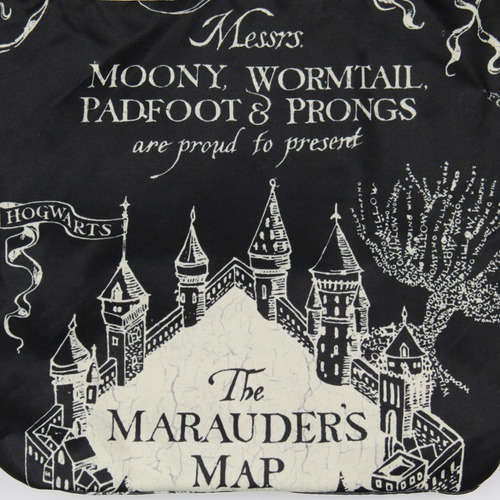 Harry Potter The Marauders Map Hogwarts - Bolso Bandolera Co