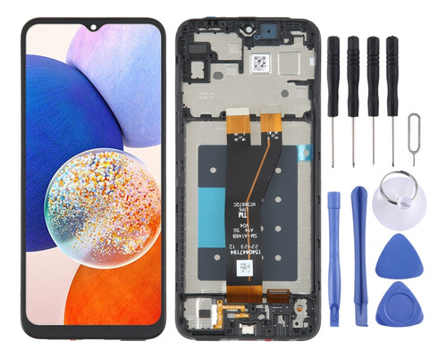 P0m Pantalla Lcd Original Pls Con Marco Para Samsung Galaxy