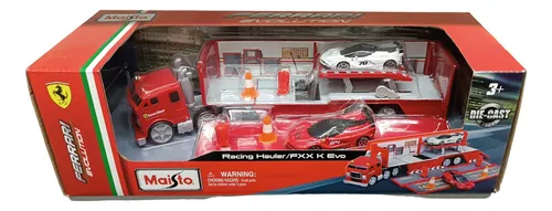Trailer Taller Ferrari Fxx K Evo , Escala 1/64, Maisto.