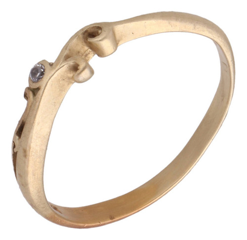 Anillo De 14k Oro Amarillo, 1.7 Gramos