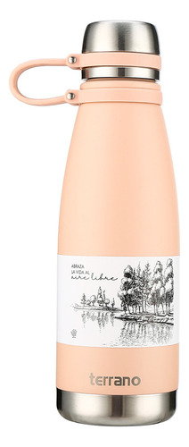 Botella Térmica Terrano 800ml Tapa Rosca Color Rosa