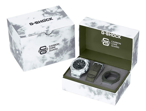 Imagen 7 de 8 de Reloj Casio Gshock Youth Gae-2100gc-7 Especial Frozen Forest