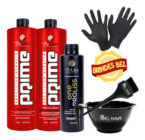 Byliss Kit Progressiva Prime+ One Proliss 300ml+ Cumbuca Top