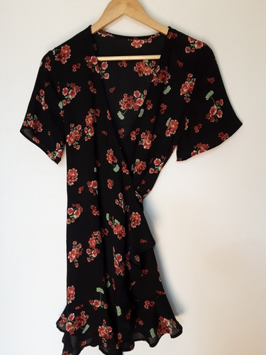 Imagen 2 de 10 de Vestido Veraniego De Gasa Transparente Sin Forro, Talla M