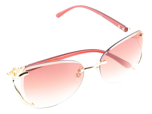 Lentes De Sol Retro De Accesorios Moda Sin Marco Para Mujer