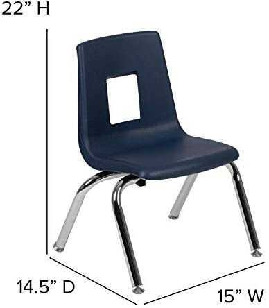 Imagen 2 de 5 de Sillas Escolares Fuertes Y Flexibles