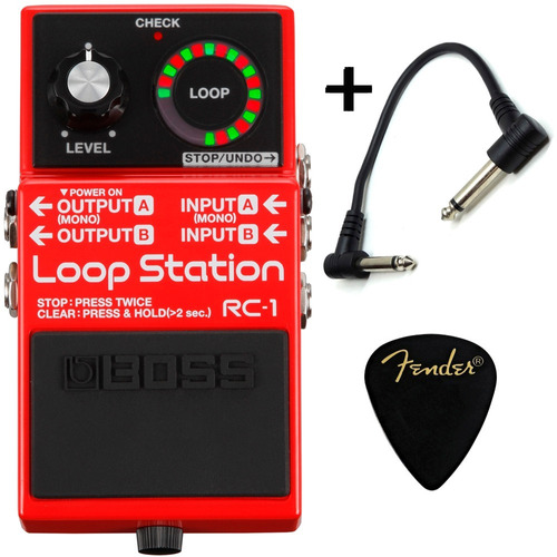 Pedal Compacto De Loop P/ Guitarra Boss Rc-1 Loop Station