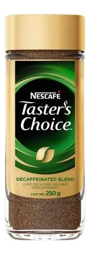 Café Soluble Taster's Choice Nescafé Descafeinado De 250 Grs