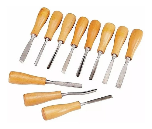 Set Gubia 11pcs Madera Mk0833