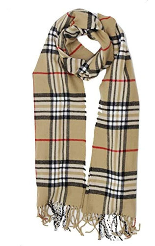 Cirrus Soft Cashmere Feel Plaid A Cuadros Y Bufanda De Invie