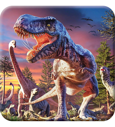 Posavasos De Corcho - T-rex Attack De Deluxebase. Posavasos