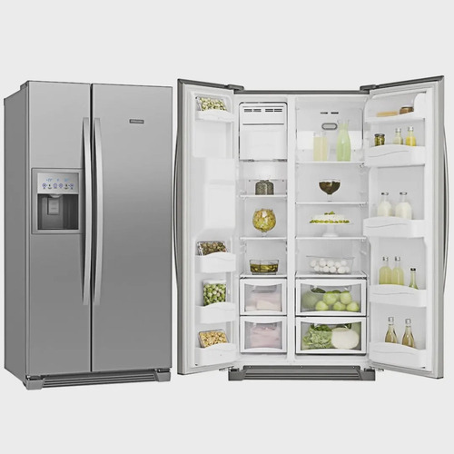 Kit 4 Gavetas Geladeira Freezer Electrolux Side Ss72x (Usado)