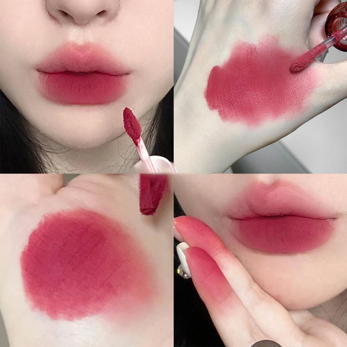 Matte Lipstick Lip Gloss, Maquillaje Profesional De