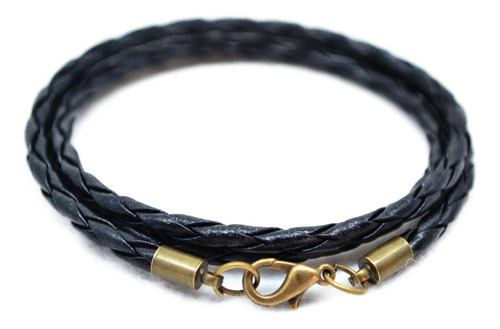 Colar Cordão E Gargantilha Couro Masculino E Feminino 5mm