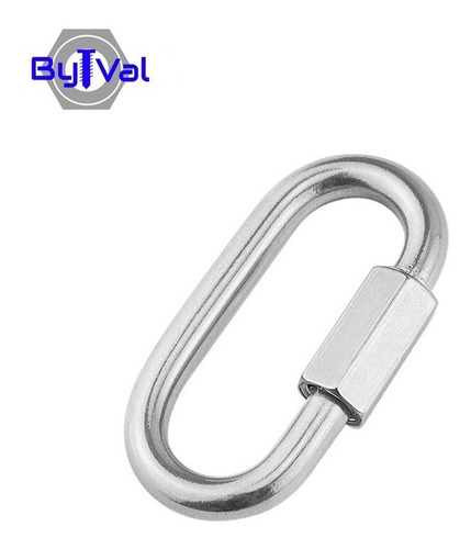 Mosqueton Acero Inoxidable 304 M8 Roscable 1 Pza