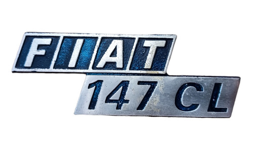Emblema Maleta Fiat 147 Original 