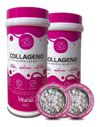 Colageno Fresa + Mentas Uva - Unidad a $36225