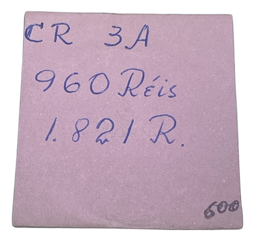 Moeda Prata 960 Réis 1821 Rio Var Cr 3a Chile Ind. 1817 F. J