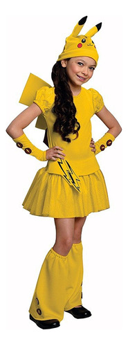 Pokémon Cute Pikachu Cos Ropa Niños Role Play Performance Costume