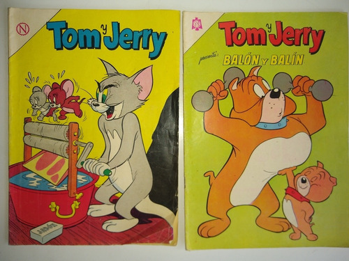 Revistas Mexicanas Tom Y Jerry Año 1964 Dos Ejemplares.