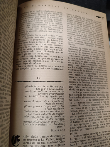 Biblioteca Del Terror Los Misterios De Udolfo 1 (Usado)