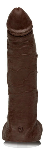 Dildo Enorme Realista Doc Johnson Jason Luv Con Ventosa 25cm Color Chocolate