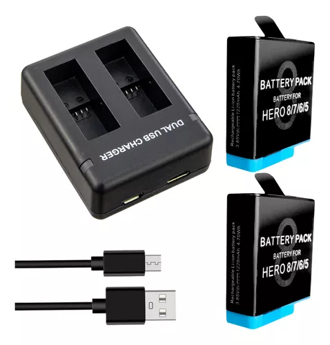 AHDBT-801 1220mAh Batterie Rechargeable Pour GoPro Hero 8/7/6/5